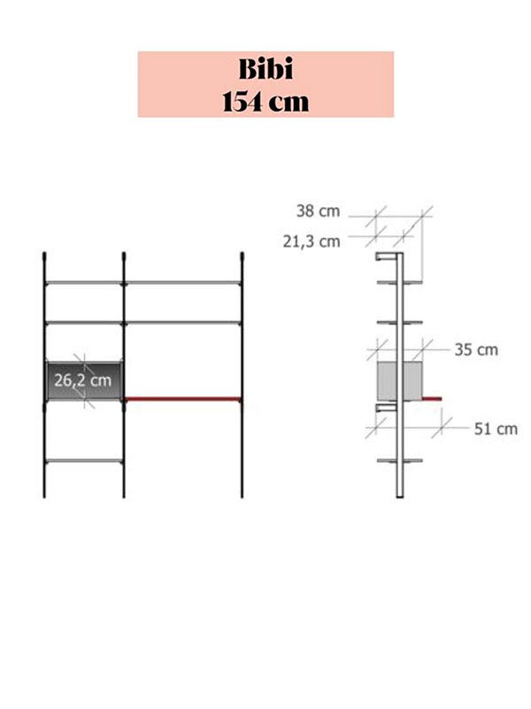 Dimensions Bibi 154 Visuel 2 Spoon and room