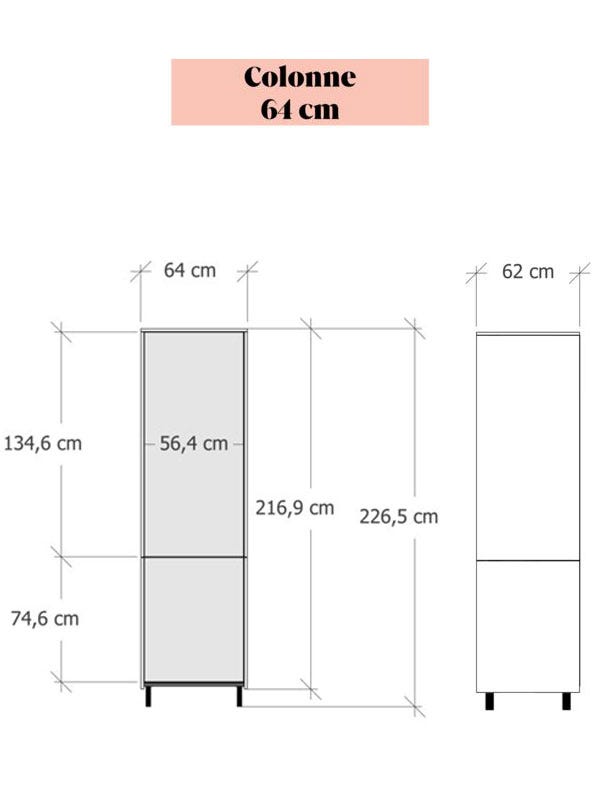Dimensions Meuble Colonne 64 Visuel 1 Spoon and room