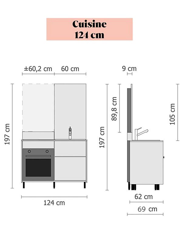Dimensions Cuisine Mobilier 124 Spoon and Room