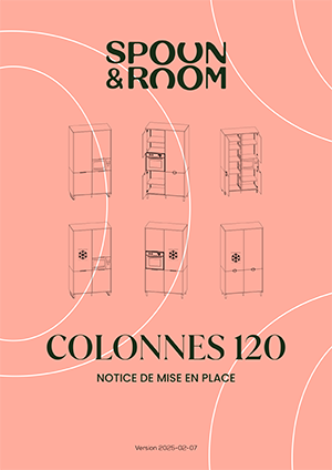 COLONNES 120 Notice de mise en place Spoon and room