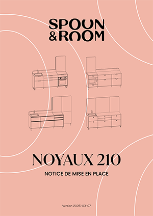 NOYAUX 210 Notice de mise en place Spoon and room