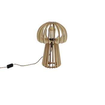 Lampe à poser Alma, câble chanvre