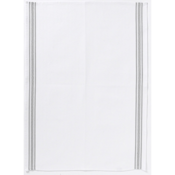 Torchon Damier gris 50 x 70 cm