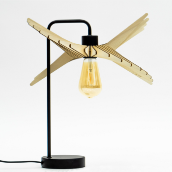 Lampe à poser Alba câble chanvre